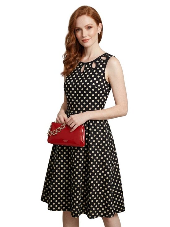 kate spade Dresses & Skirts - Kate Spade New York 'Rainey' Polka Dot Fit and Flare Dress